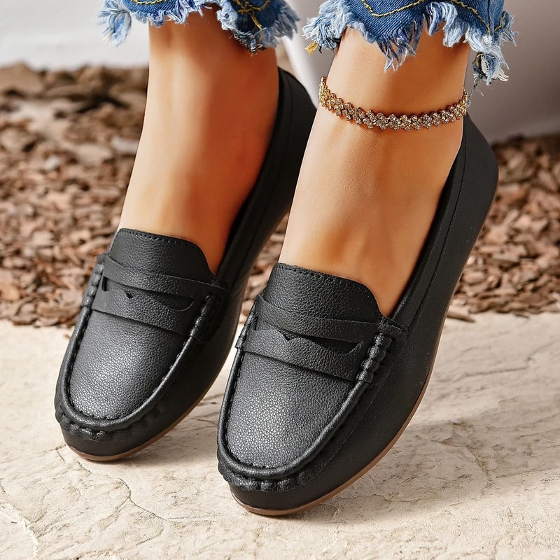 Designer Casual Flats Loafers Soft Sole Office Comfort Walking Shoes 6