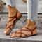 Solid Color Woven Herculean FlipToe Sandals Modern Summer Beach Flats 5