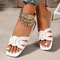Modern BrandInspired Summer Slides Lightweight OpenToe Leisure Sandals 1