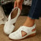 Breathable HollowOut Roman Sandals Comfortable FishMouth SlipOns With Magic Tape 6