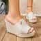 Summer Platform Wedge Sandals Comfortable HighHeel Outdoor Beach Slides 1