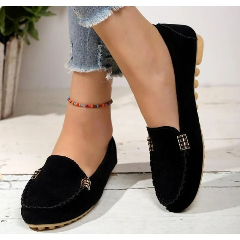FashionForward Casual Loafers WearResistant NonSlip Soft Flat Shoes 7