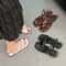 Modern Elastic Band Rome Sandals Simple Fashionable Summer Beach Flats 0