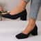 Retro MidHeel Pumps FashionForward Autumn Designer Walking Shoes 2
