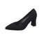 Korean Style Pointed Thick Heels FashionForward Shallow Mouth Dress Shoes 9