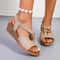 Summer Platform Wedge Sandals Lightweight Casual SlipOn Beach Shoes 0