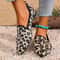 Fashion Leopard PointedToe Loafers Casual WearResistant Walking Flats 5