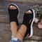 Mesh Knitted Roman Wedge Sandals Breathable Summer Casual Sports Sandals 2