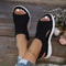 Mesh Knitted Roman Wedge Sandals Breathable Summer Casual Sports Sandals 2