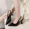 Luxury Designer Summer Slingbacks Elegant PointedToe HighHeel Sandals 3