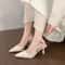 Luxury Designer Summer Slingbacks Elegant PointedToe HighHeel Sandals 8