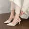 Luxury Designer Summer Slingbacks Elegant PointedToe HighHeel Sandals 8