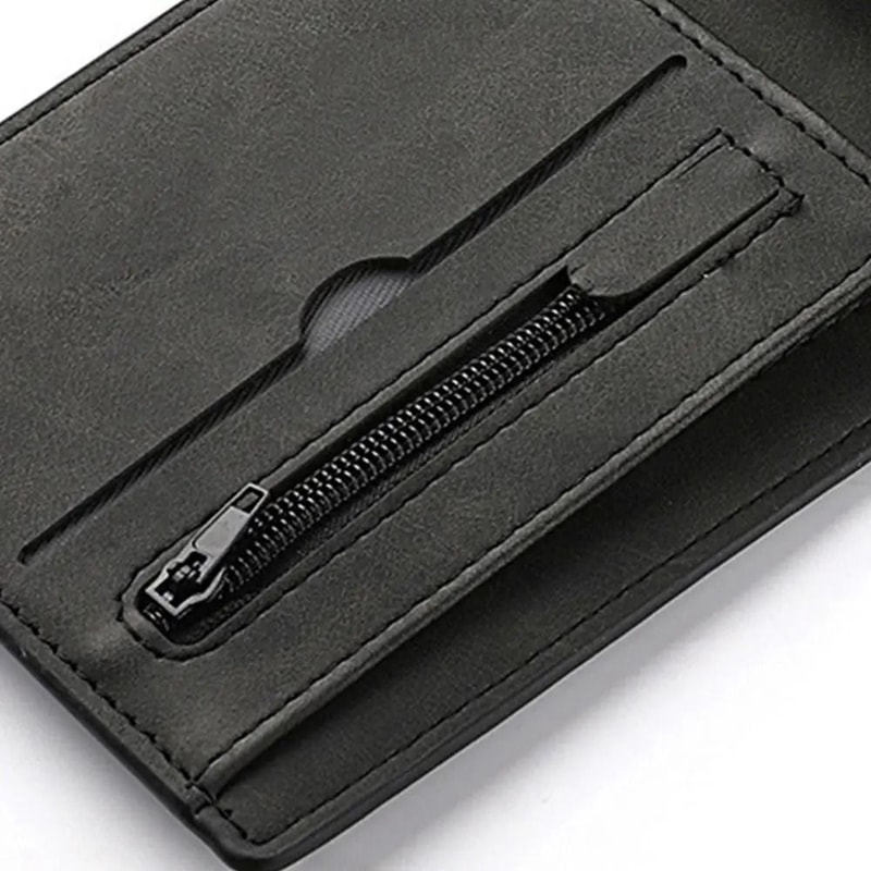 MultiCard Slot Mens Wallet Slim PU Leather LargeCapacity Folding Purse 3