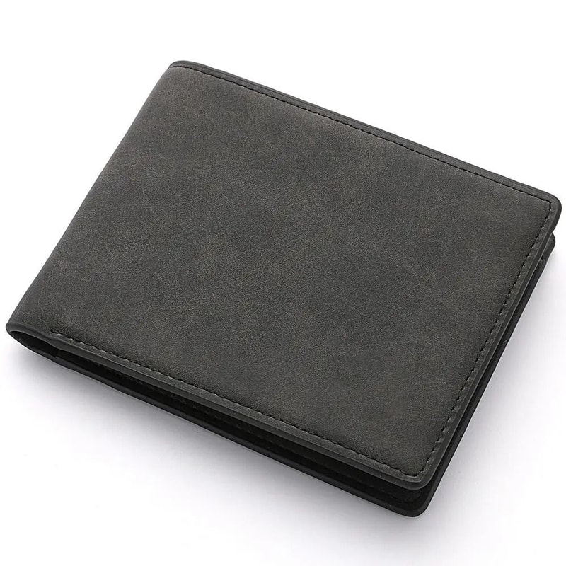 MultiCard Slot Mens Wallet Slim PU Leather LargeCapacity Folding Purse 6