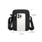Oxford Mini Shoulder Bag Durable Black Mobile Phone Waist Pack 5