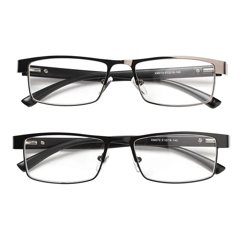 Titanium Alloy Business Reading Glasses Retro NonSpherical Mens Prescription Eyeglasses 0