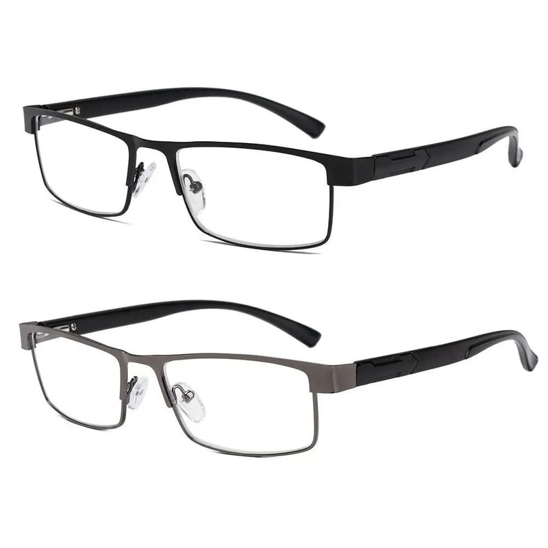 Titanium Alloy Business Reading Glasses Retro NonSpherical Mens Prescription Eyeglasses 2