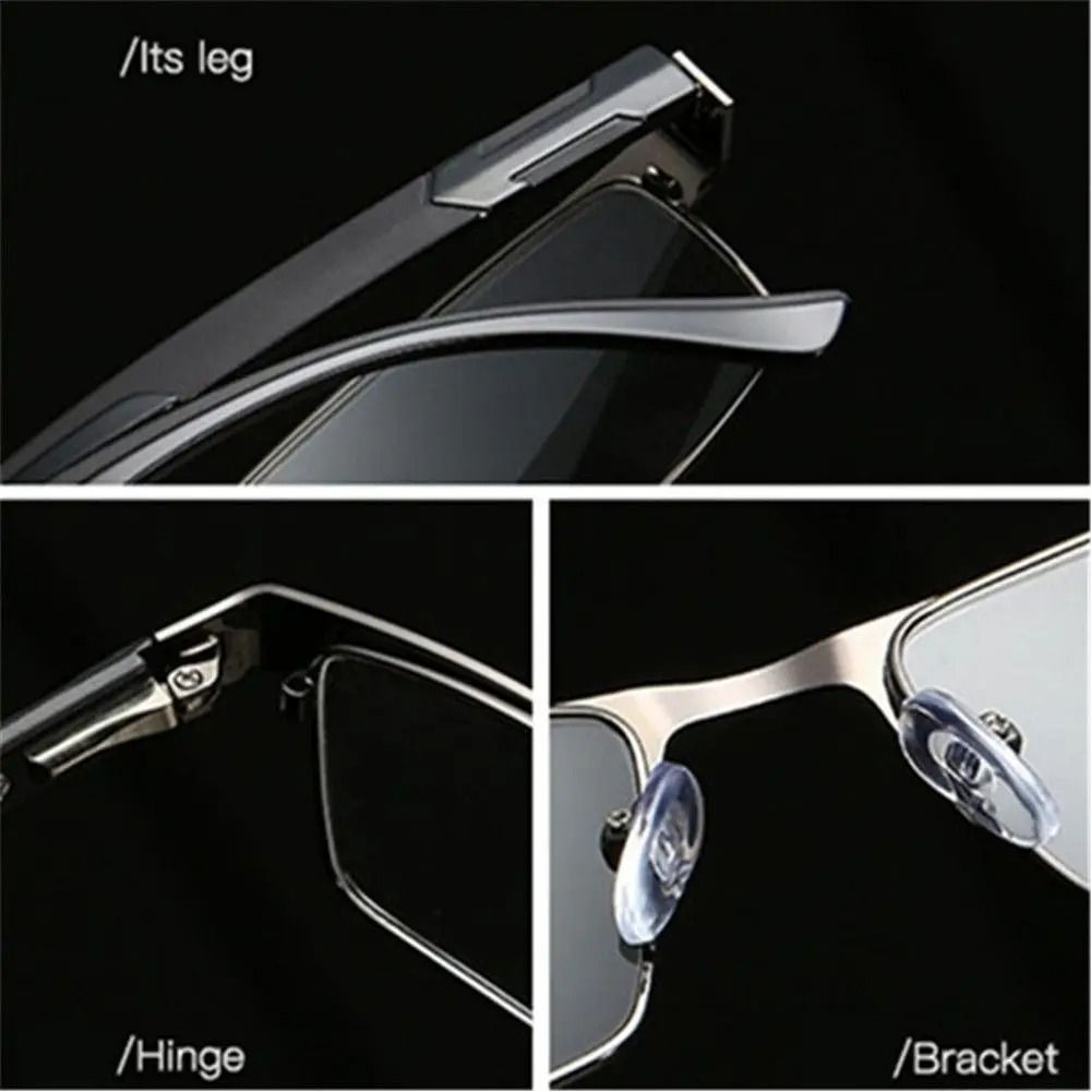 Titanium Alloy Business Reading Glasses Retro NonSpherical Mens Prescription Eyeglasses 5