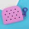 Soft Silicone Mini Hole Wallet Breathable Zipper Coin Purse Card Holder 9