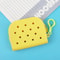 Soft Silicone Mini Hole Wallet Breathable Zipper Coin Purse Card Holder 11
