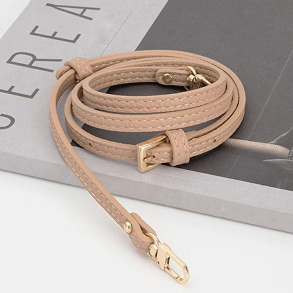 Cowhide Replacement Strap Adjustable Leather Crossbody Belt For Longchamp Mini 4