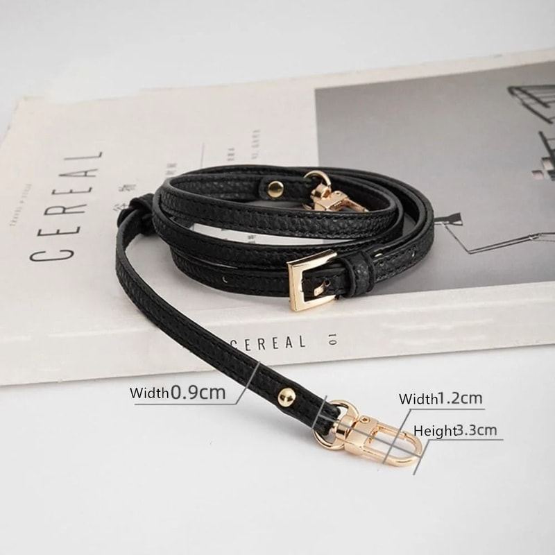 Cowhide Replacement Strap Adjustable Leather Crossbody Belt For Longchamp Mini 5