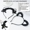 Cute Lace Black Cat Ears Headband Sexy Cosplay Party Hair Accessory 2