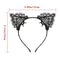 Cute Lace Black Cat Ears Headband Sexy Cosplay Party Hair Accessory 4