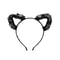 Cute Lace Black Cat Ears Headband Sexy Cosplay Party Hair Accessory 11