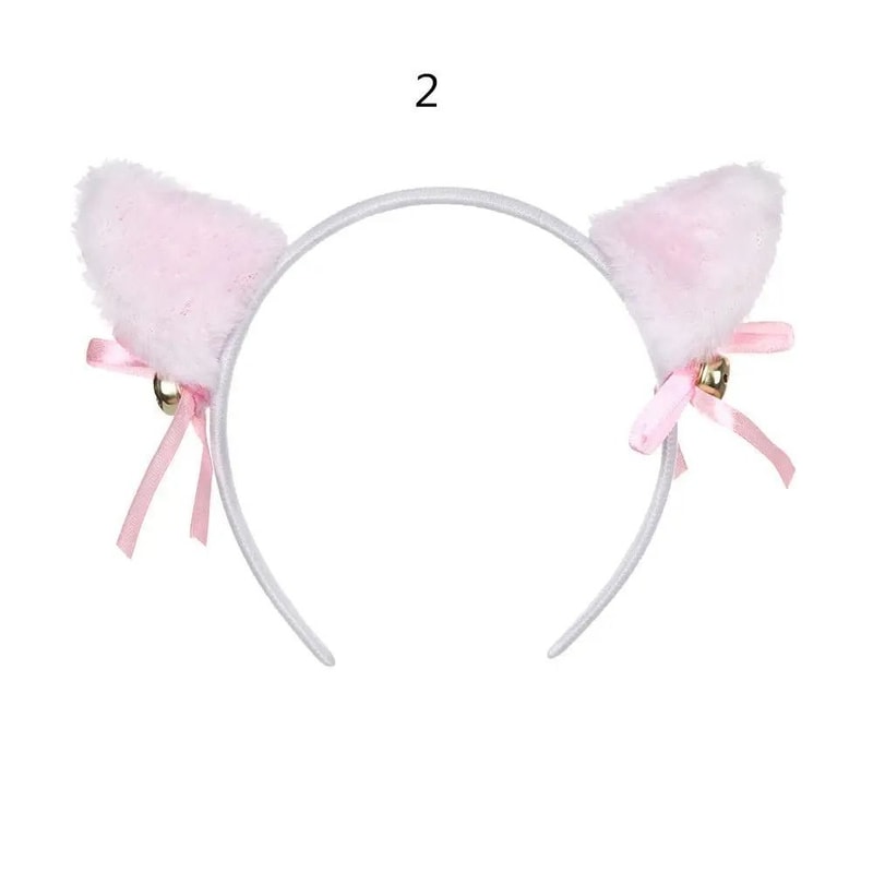 Cute Lace Black Cat Ears Headband Sexy Cosplay Party Hair Accessory 13