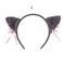 Cute Lace Black Cat Ears Headband Sexy Cosplay Party Hair Accessory 14