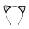 Cute Lace Black Cat Ears Headband Sexy Cosplay Party Hair Accessory 8