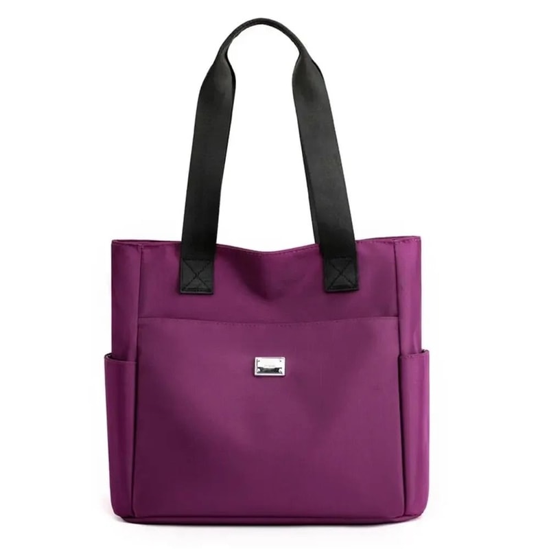 LargeCapacity Nylon Tote Bag Lightweight Waterproof Shoulder Bag For Work Travel 9