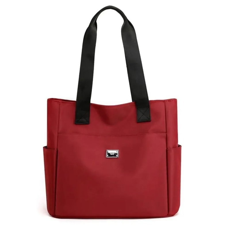 LargeCapacity Nylon Tote Bag Lightweight Waterproof Shoulder Bag For Work Travel 8