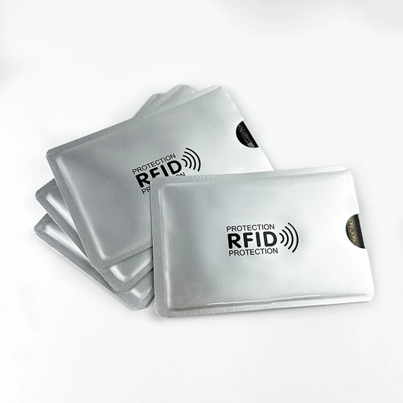 MultiColor RFID Blocking Sleeves Portable AntiTheft Credit Card Protectors 0