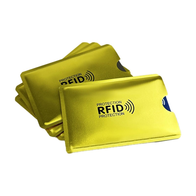 MultiColor RFID Blocking Sleeves Portable AntiTheft Credit Card Protectors 4