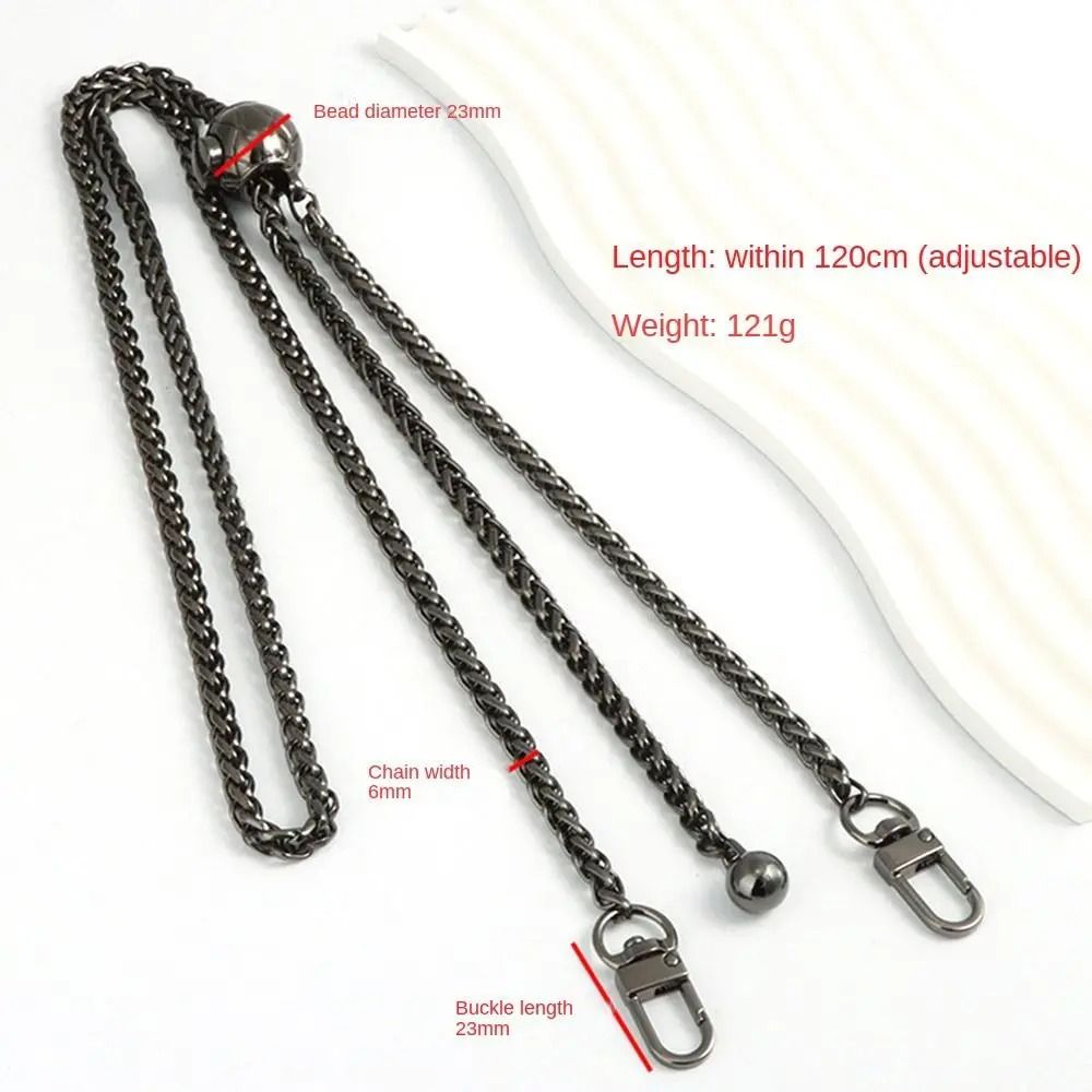 Adjustable Metal Purse Chain Strap 472 In Replacement Handle For Shoulder Crossbody Bags 9