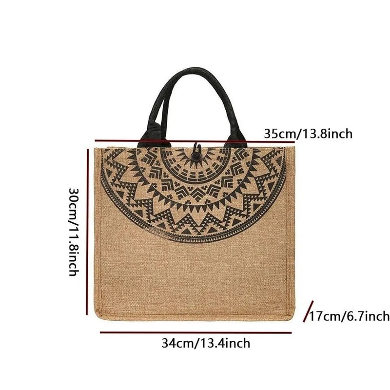 Vintage Korean Canvas Tote EcoFriendly National Style Shoulder Bag 5
