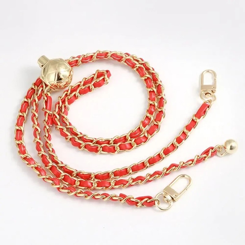 Adjustable Golden Ball Chain Strap HighEnd Iron Replacement Shoulder Belt 2