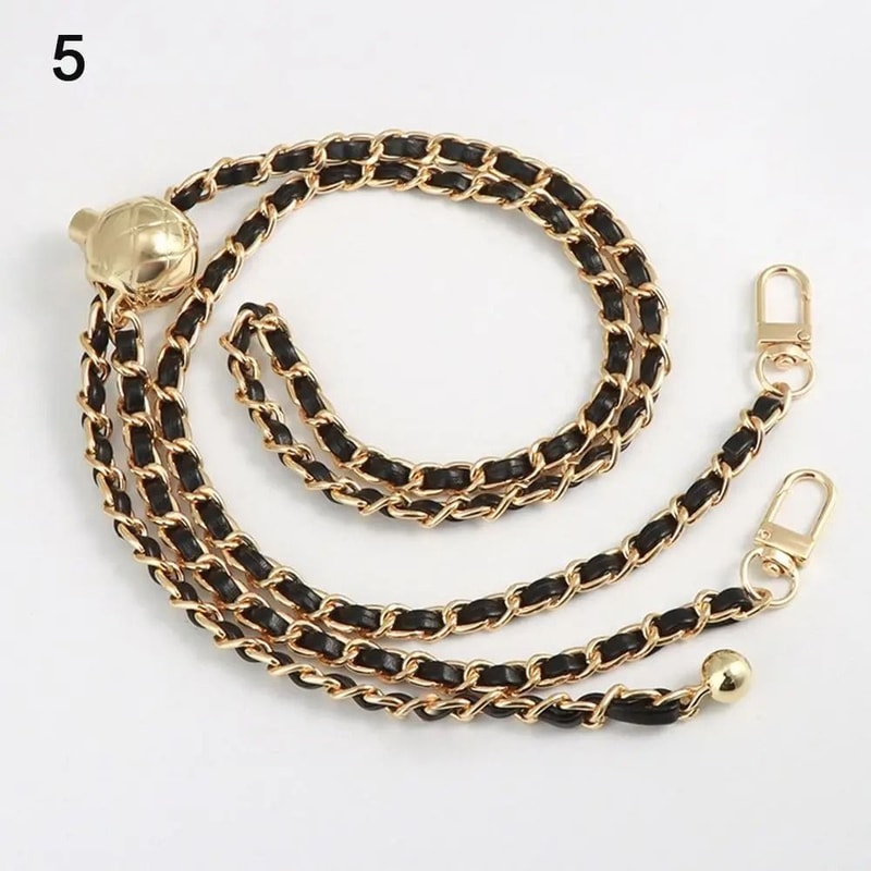 Adjustable Golden Ball Chain Strap HighEnd Iron Replacement Shoulder Belt 6