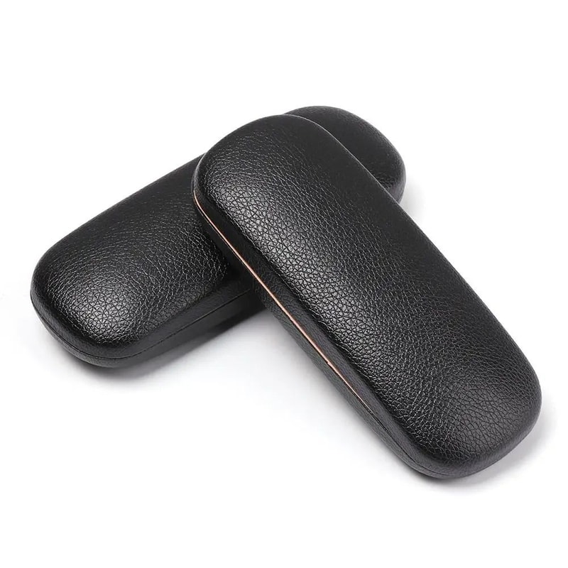Classic Litchi Grain Glasses Case Waterproof Hard Frame Eyeglass Protector 0