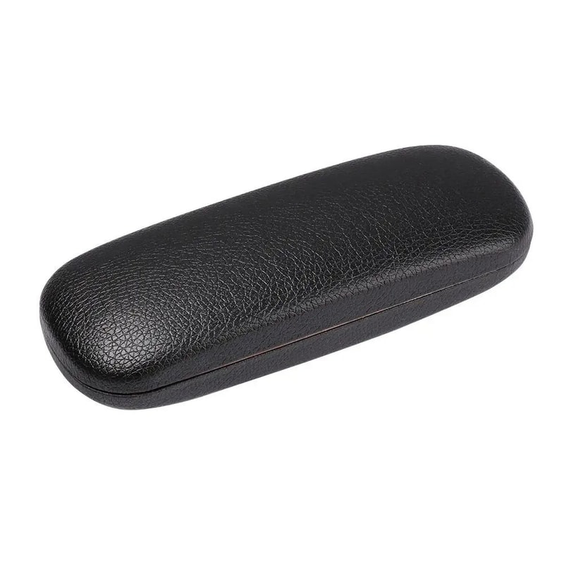 Classic Litchi Grain Glasses Case Waterproof Hard Frame Eyeglass Protector 6