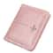 Zipper Mini Vertical Wallet Fashionable PU Leather Square Card Holder Coin Purse 1