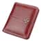 Zipper Mini Vertical Wallet Fashionable PU Leather Square Card Holder Coin Purse 2