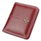 Zipper Mini Vertical Wallet Fashionable PU Leather Square Card Holder Coin Purse 2
