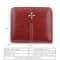 Zipper Mini Vertical Wallet Fashionable PU Leather Square Card Holder Coin Purse 6