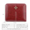 Zipper Mini Vertical Wallet Fashionable PU Leather Square Card Holder Coin Purse 6