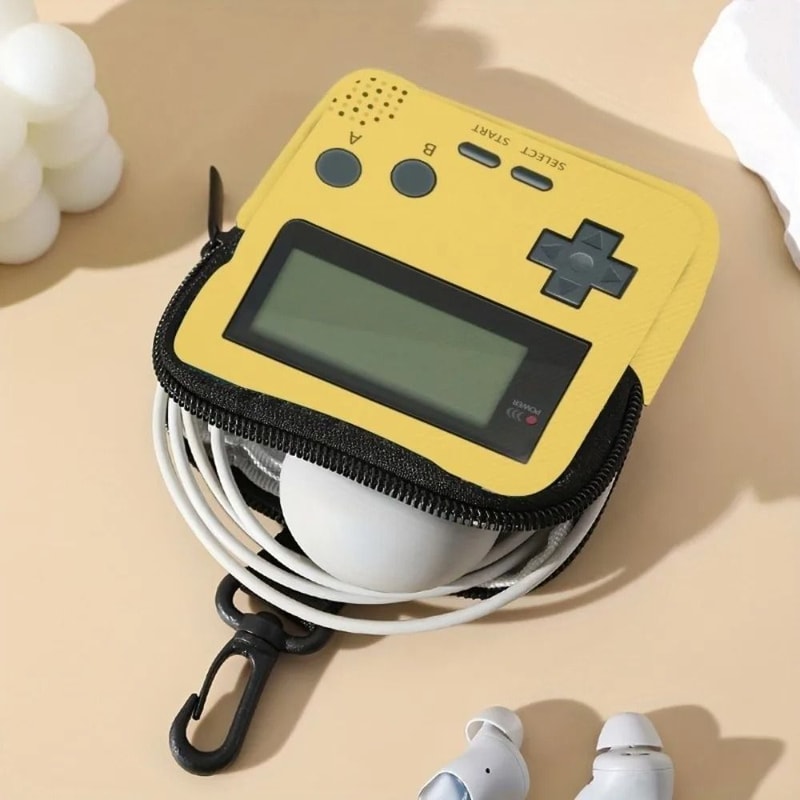 Cat Print Mini Coin Purse Waterproof Artificial Leather Earphone Card Bag 2