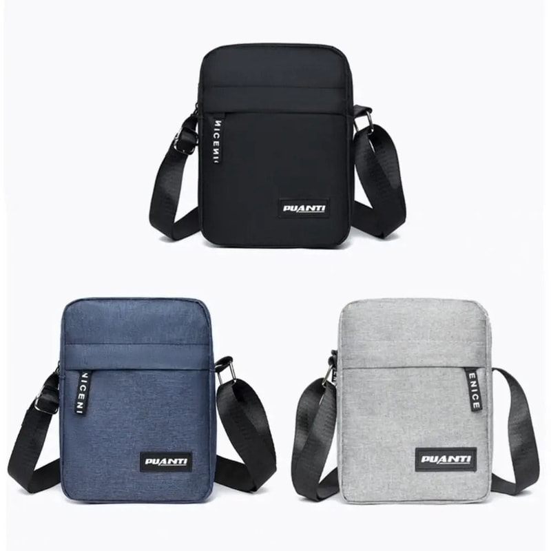 Mini Nylon Crossbody Bag Casual Retro Shoulder Bag Business Messenger For Men 1