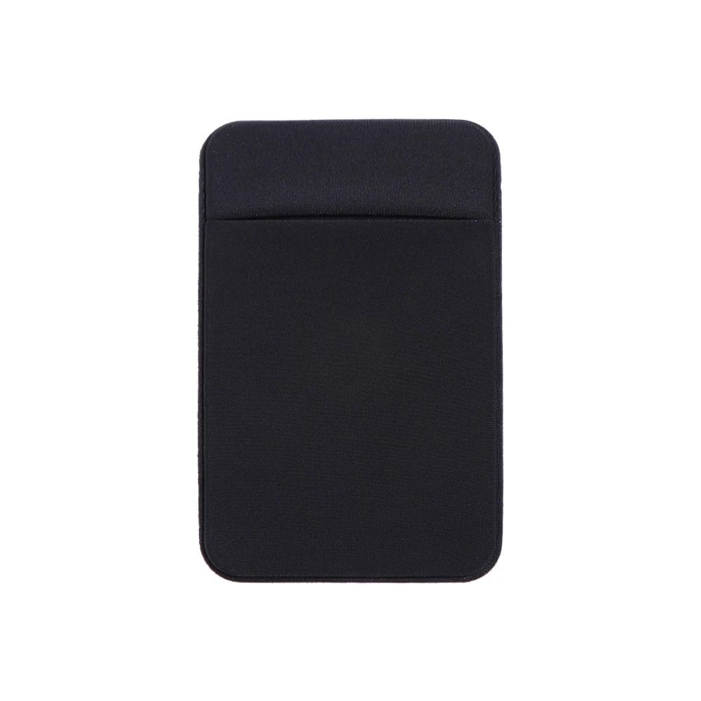 Elastic Cell Phone Card Holder Slim Lycra Adhesive Mobile Wallet ID Pocket 9